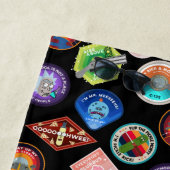 RICK UND MORTY™ | Muster für Außenraummuster Strandtuch (Beispiel)