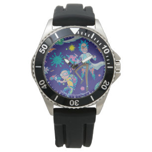 RICK UND MORTY™   Muster infizierter Zellen Armbanduhr