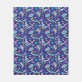 RICK UND MORTY™ | Muster infizierter Zellen Fleecedecke (Vorderseite)