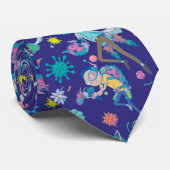 RICK UND MORTY™ | Muster infizierter Zellen Krawatte (Gerollt)