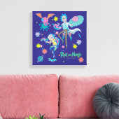 RICK UND MORTY™ | Muster infizierter Zellen Leinwanddruck (Insitu (Wohnzimmer))