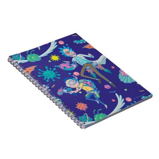 RICK UND MORTY™ | Muster infizierter Zellen Notizblock (Rechte Seite)