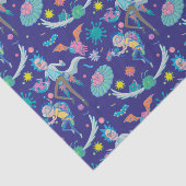 RICK UND MORTY™ | Muster infizierter Zellen Seidenpapier (Ausschnitt)