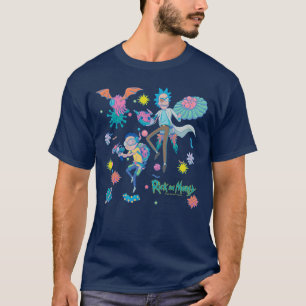 RICK UND MORTY™   Muster infizierter Zellen T-Shirt