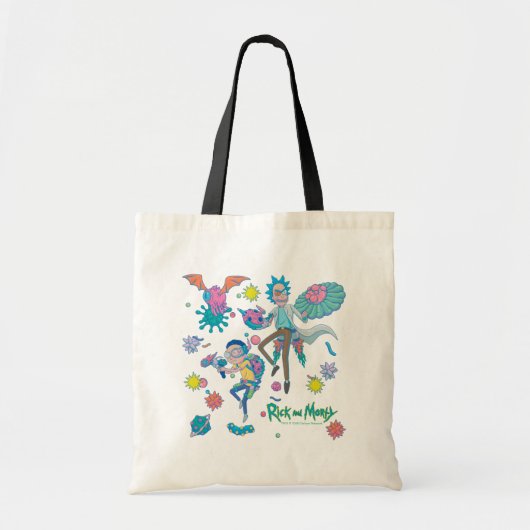 RICK UND MORTY™ | Muster infizierter Zellen Tragetasche (Vorne)