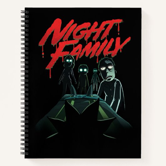 RICK UND MORTY™ | Nachtfamilie Notizblock (Vorderseite)