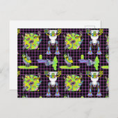 RICK UND MORTY™ | Pickle Rick Portal Muster Einladungspostkarte (Vorne/Hinten)