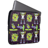 RICK UND MORTY™ | Pickle Rick Portal Muster Laptopschutzhülle (Vorne Rechts)