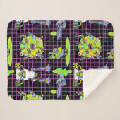 RICK UND MORTY™ | Pickle Rick Portal Muster Sherpadecke (Vorderseite (Horizontal))