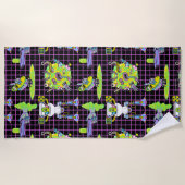 RICK UND MORTY™ | Pickle Rick Portal Muster Strandtuch (Vorderseite)