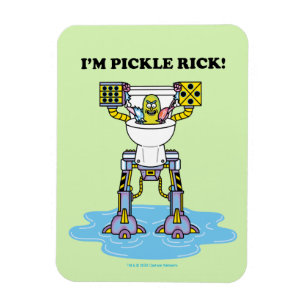 RICK UND MORTY™   Pickle Rick Toilet Mech Magnet