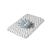 RICK UND MORTY™ | Pixel Vers Rick Drooling Head Badematte (Schrägansicht)