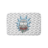 RICK UND MORTY™ | Pixel Vers Rick Drooling Head Badematte (Vorderseite)