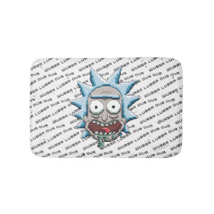 RICK UND MORTY™   Pixel Vers Rick Drooling Head Badematte