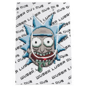 RICK UND MORTY™ | Pixel Vers Rick Drooling Head Mittlere Geschenktüte (Rückseite)