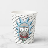 RICK UND MORTY™ | Pixel Vers Rick Drooling Head Pappbecher (Rückseite)