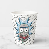 RICK UND MORTY™ | Pixel Vers Rick Drooling Head Pappbecher (Vorderseite)