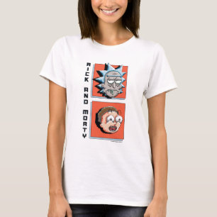 RICK UND MORTY™   Pixel-Versch-Panel-Grafik T-Shirt
