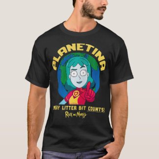 Rick und Morty Planetina zählen jedes Stück Z T-Shirt