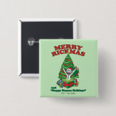 Rick und Morty | Portal Rick Merckmas Button (Vorne & Hinten)