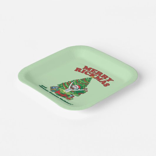 Rick und Morty | Portal Rick Merckmas Pappteller (Gewinkelt)