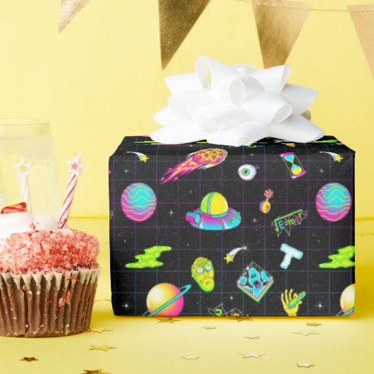 RICK UND MORTY™ | Psychedelische Saison 3 Muster Geschenkpapier (Geburtstagsparty)