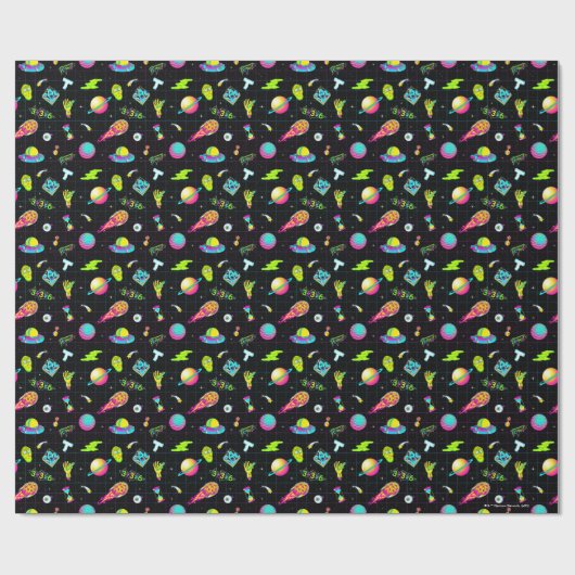 RICK UND MORTY™ | Psychedelische Saison 3 Muster Geschenkpapier (Flach)