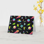 RICK UND MORTY™ | Psychedelische Saison 3 Muster Karte (Gelbe Blume)