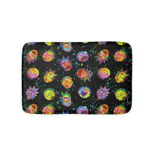 RICK UND MORTY™ Psychedelisches Muster Badematte