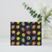 RICK UND MORTY™ | Psychedelisches Muster Einladungspostkarte (Stehend Vorderseite)