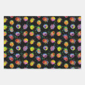 RICK UND MORTY™ | Psychedelisches Muster Geschenkpapier Set (Vorderseite)