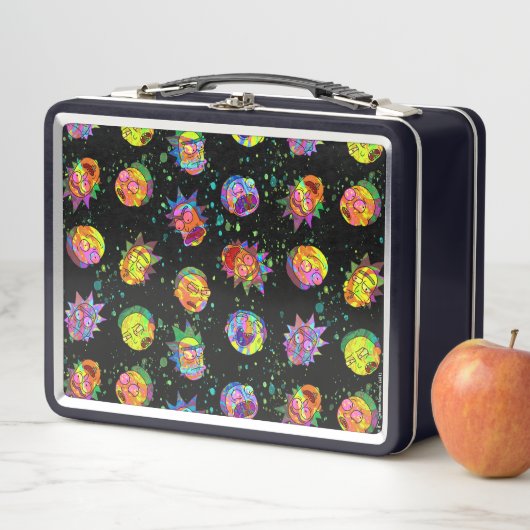 RICK UND MORTY™ | Psychedelisches Muster Metall Brotdose (Beispiel)