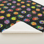 RICK UND MORTY™ | Psychedelisches Muster Sherpadecke (3/4)