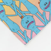 RICK UND MORTY™ | Rainbow Herr Meeseeks Pattern Fleecedecke (Ecke)