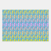 RICK UND MORTY™ | Rainbow Herr Meeseeks Pattern Geschenkpapier Set (Vorderseite 2)