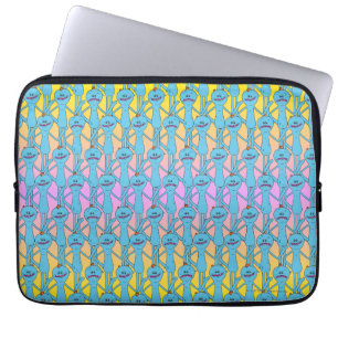 RICK UND MORTY™ Rainbow Herr Meeseeks Pattern Laptopschutzhülle