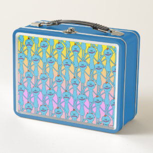 RICK UND MORTY™   Rainbow Herr Meeseeks Pattern Metall Brotdose