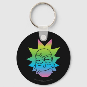 RICK UND MORTY™   Rainbow Rick Head Schlüsselanhänger