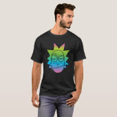 RICK UND MORTY™ | Rainbow Rick Head T-Shirt (Vorne ganz)