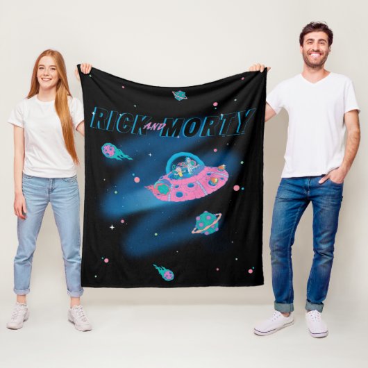 RICK UND MORTY™ | Raumfahrt Fleecedecke (Beispiel)