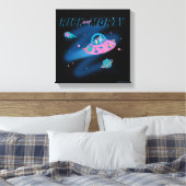 RICK UND MORTY™ | Raumfahrt Leinwanddruck (Insitu (Schlafzimmer))