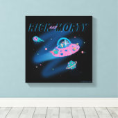 RICK UND MORTY™ | Raumfahrt Leinwanddruck (Insitu (Holzboden))