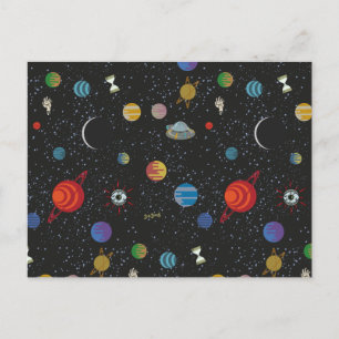 RICK UND MORTY™   Raummuster Einladungspostkarte