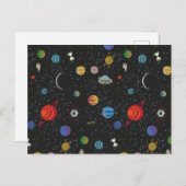 RICK UND MORTY™ | Raummuster Einladungspostkarte (Vorne/Hinten)