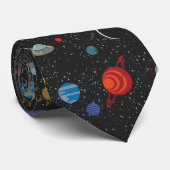 RICK UND MORTY™ | Raummuster Krawatte (Gerollt)