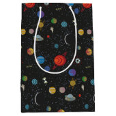 RICK UND MORTY™ | Raummuster Mittlere Geschenktüte (Vorderseite)