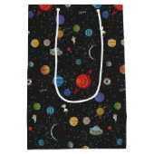 RICK UND MORTY™ | Raummuster Mittlere Geschenktüte (Rückseite)