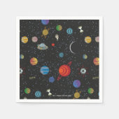 RICK UND MORTY™ | Raummuster Serviette (Vorderseite)