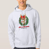 Rick und Morty | Reindeer Morty Merry Rickmas Hoodie (Vorderseite)
