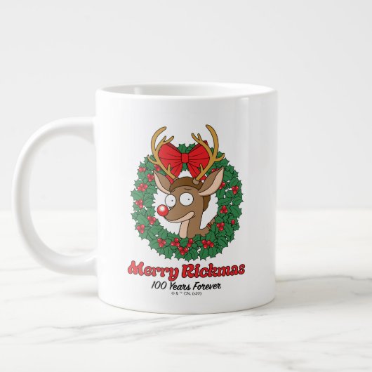 Rick und Morty | Reindeer Morty Merry Rickmas Jumbo-Tasse (Links)